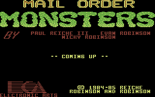 Mail Order Monsters screenshot 3 for Commodore 64